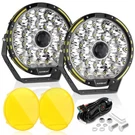 Auxbeam 2X 9"INCH 360-PRO Led Work Light Pods Offroad Driving Lamp+amber Cover. Fixed Price $235.98.