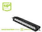 Zroadz Z30S1-10-P7EJ 10" Led Bar Slim & Straight Single Row Black. Fixed Price $259.50.