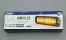 New Ecco ED3802AW Directional Led Warning Light, Amber/white, Surface Mount. Fixed Price $99.95.
