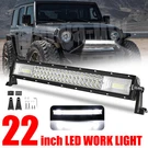 Lower Bumper 22" Fog Led Spot Flood Light Bar Ford F-150 F-250 F-350 Truck. Fixed Price $34.89.