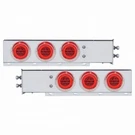 United Pacific 63768 Led Spring Loaded Mud Flap Hanger Chrome Bezel Red. Fixed Price $364.01.