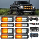 Nilight 8PCS Led Strobe Lights 12V Sync Amber/white W/controller. Fixed Price $95.22.