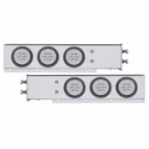 United Pacific 63767 Light Bar Stianless Steel, Spring Loaded, 1/2" Bolt Patte. Fixed Price $389.06.