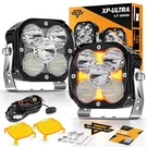 Auxbeam 4.5" 128W Led Pods Driving Lights Hyper Combo & Amber Drl For Jeep. Fixed Price $161.49.