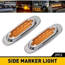 Amber 16LED Side Marker Lights Turn Signal For Freightliner Peterbilt 2/4X. Fixed Price $23.74.
