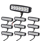 Pieces 6 Inch 18W Led Work Light Bar Spot 10X18 S, White. Fixed Price $80.99.