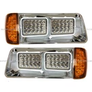 Led Headlight & Corner Housing Base Lh Rh Fit 89-03 Freightliner Fld. Fixed Price $169.00.