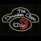 New The Drunken Clam Neon Sign 20"X16" Light Lamp Visual Bar Wall Display Club. Fixed Price $134.89.