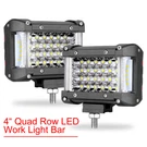 Pair 4" Cube Pods Led Work Lights Spot Flood Driving Off Road Motorcycle Lamps. Fixed Price $28.49.