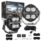 Maxpeedingrods 3.5" 160W Led Off Road Lights/covers For Suv, Pickup, Atv, Utv. Fixed Price $116.99.
