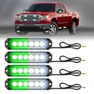 406T Emergency Strobe Grille Lights: 4PCS Led Sync Feature Green/white. Fixed Price $32.39.