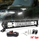 For Polaris Ranger Xp 1000/1000 Crew 14" Led Light Bar Combo+ Rock Switch Wiring. Fixed Price $28.79.