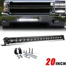 For 2007-2013 Chevy Silverado 1500 2500 3500 20'' Slim Led Light Bar Car Bumper. Fixed Price $32.19.