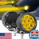 Amber Led Pod Lights, Acec Shop 2PCS 42W 3.5 Inch Round Fog Spot Beam Dri. Fixed Price $60.90.