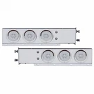 United Pacific 63761 Light Bar Stainles Steel, Spring Loaded, 3/4" Bolt Patter. Fixed Price $364.01.
