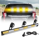 35" Tow Truck Led Strobe Light Bar Amber White Windshield Emergency Warning 12V. Fixed Price $48.99.