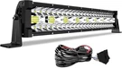 Dakride 22" Led Light Bar Triple Row 390W - Black. Fixed Price $32.71.