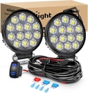 Nilight 2PCS 4.5INCH Led Pods 42W 4200LM Round Flood Off Road Lights. Fixed Price $39.99.
