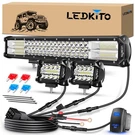20INCH Led Bar And 2PCS 4INCH Cube Pod Lights With Switch 3LEAD Wir.... Fixed Price $83.15.