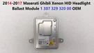 2014-2017 Maserati Ghibli Xenon Hid Headlight Ballast Module 130732932000 Oem. Fixed Price $30.00.