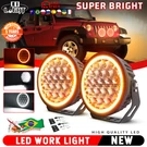 Pair 9" Inch Led Work Lights Drl Wide Spot Beam Offroad Driving Fog Lamp Atv Utv. Fixed Price $208.99.