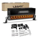 12" Inch Led Work Light Bar Amber Spot Flood Offroad Driving Truck Suv Atv. Fixed Price $59.99.