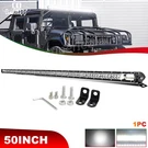 Roof Dual Row 50" Inch Combo Led Light Bar Offroad For 2006-2010 Hummer H3T. Fixed Price $68.72.