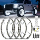 Nilight 17INCH Double Row Led Wheel Ring Lights Pure White With Remote Control. Fixed Price $149.99.