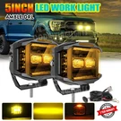 Colight 5" Amber Side Shooter Led Pods Driving Work Lights Drl For Jeep Off-road. Fixed Price $134.36.
