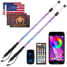 Weisen 2PCS 3FT Whip Lights With Top Strobe, Led Rgb For Side By .... Fixed Price $221.32.
