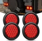 Nilight 4INCH Round Trailer Tail 4PCS 24LED Red Stop. Fixed Price $57.11.