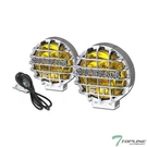 Topline For Suv Truck Van 6" Round Yellow 4X4 Grille Fog Lights With Cover Guard. Fixed Price $40.00.