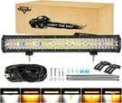 Inch 420W Led Bar, 6 Modes Strobe Amber Pod Lights Yellow Fog. Fixed Price $153.91.