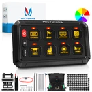 Mictuning P1S-X Rgb 8 Gang Switch Panel Led Touch Relay Circuit Control. Fixed Price $84.96.