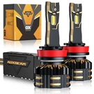 Auxbeam Gx H11 H9 H8 Led Headlight Bulbs High/low 120W 25000LM 6500K White. Fixed Price $65.99.