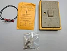 Hubbell HBL1785 Weather-proof Press Switch Cover Gray With Pilot Light. Fixed Price $19.99.