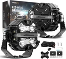 Maxpeedingrods 3.5 160W Offroad Lights, Led Bar 19200LM With White Amb. Fixed Price $199.63.