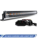 52INCH Curved Led Light Bar Spot Flood Driving Strobe For Jeep Wrangler Jk Yj Tj. Fixed Price $119.99.