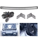 Wsays 50" Curved Led Light Bar Pillar Bracket Wire For Honda Pioneer 700 1000. Fixed Price $134.99.