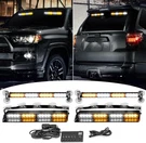 Wsays 2X14" 2X17" Amber White Led Strobe Light Bar Windshield #R07. Fixed Price $52.82.