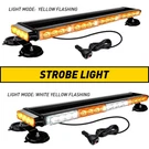 54 Led Emergency Light Bar Rooftop Double Side Strobe Warning Amber/white. Fixed Price $65.99.