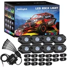 Rgb Led Rock Lights Pods Underglow Bluetooth App Control IP68 Nilight Neon. Fixed Price $124.99.