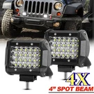 4X 4" Inch Quad-row 240W Led Work Light Bar Cube Spot Pods For Offroad 4WD Atv. Fixed Price $22.99.