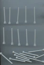 Lego X 20 Light Bluish Gray Antenna 4H Flat Top. Fixed Price $9.25.