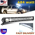 20INCH 648W Led Light Bar Dual Row Spot Flood Combo Work Ute Truck Suv Atv. Fixed Price $28.89.