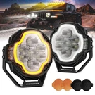 Mictuning K8 Halo Ultradrive Lights, 2X 5" 70W Offroad Side Shooter Driving Lamp. Fixed Price $154.39.
