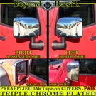 For 2007-11 2012 2013 2014 2015 2016 2017 Jeep Wrangler Jk Chrome Mirror Covers. Fixed Price $21.00.
