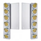 United Pacific 34586 Air Cleaner Bracket, Front, Stainless, For Freightliner P/u. Fixed Price $191.09.