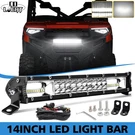 For Polaris Ranger Xp 1000/1000 Crew 14" Led Light Bar Combo+ Rock Switch Wiring. Fixed Price $32.36.