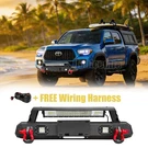 Offroad Steel Stubby Front Bumper W/ Led Lights Fit 2016-2023 Toyota Tacoma. Fixed Price $209.99.